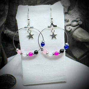 Earrings - Gender Fluid - Hoops - Stars