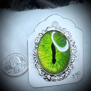 Pin Bezel Large - Serpentine Gaze