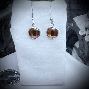 Earrings Dangle - Scorched Copper