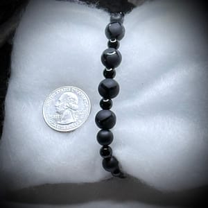 Genuine Gemstones - Bracelet -  Enchanted Treasures - Stygian Stones