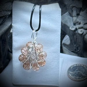 Pendant - Elven Star  -  Copper Shimmer