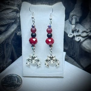 Earrings - Going Batty - Dark Elegance
