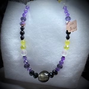 Necklace - Non Binary  - Black Shimmer