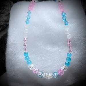 Necklace - Transgender - Shimmer Crackle