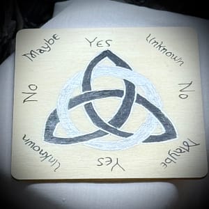 Pendulum Boards - Hand Painted - Black & Silver