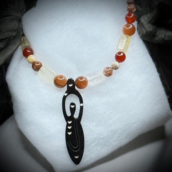 Genuine Gemstones - Faerie Inspired - Mother of Flames-Bone Goddess