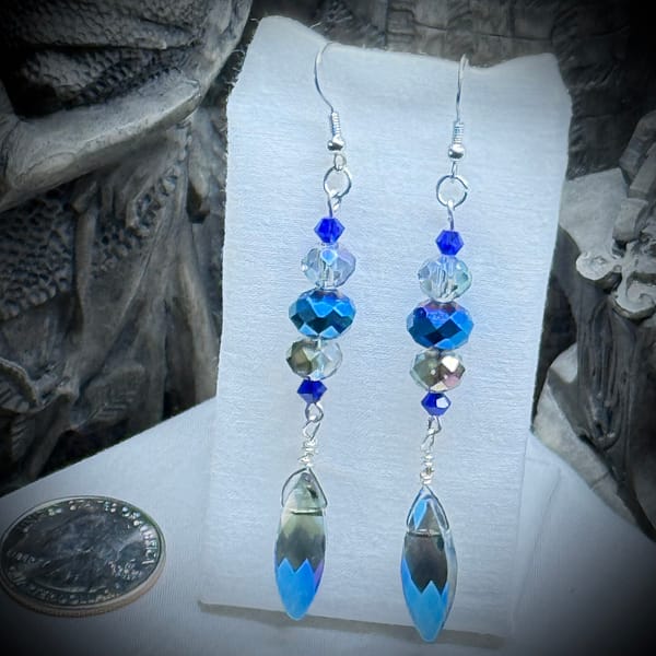 Earrings - Beaded - Azure Queen