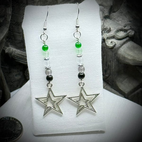 Earrings - Aromantic - Stars