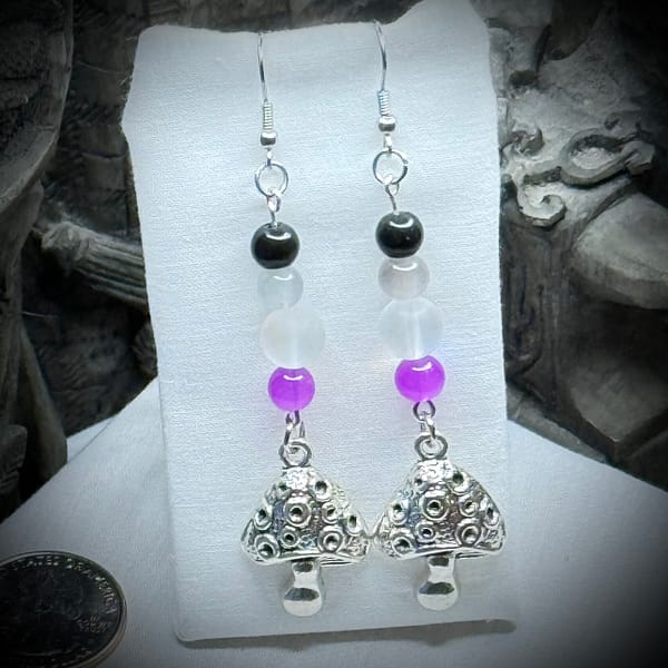 Earrings - Ace/Demi - Mushrooms