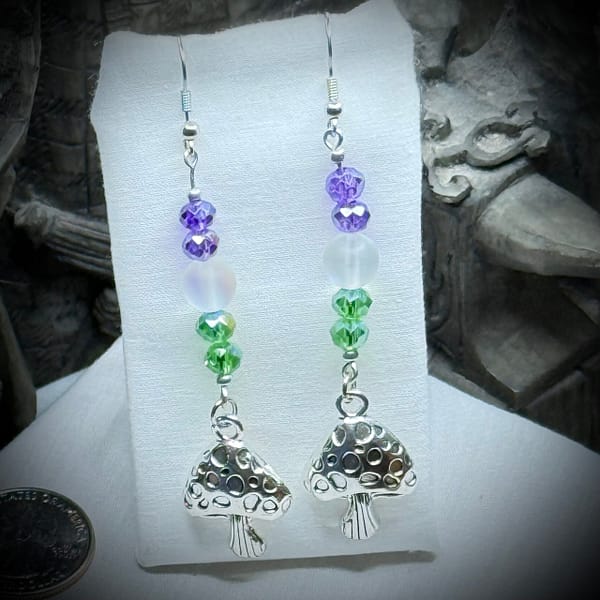 Earrings - Gender Queer - Mushrooms