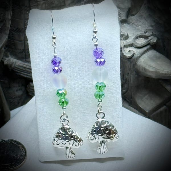 Earrings - Gender Queer - Mushrooms
