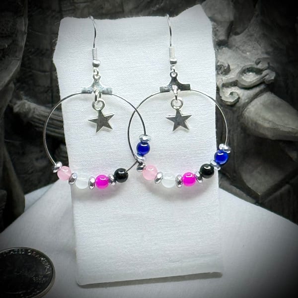 Earrings - Gender Fluid - Hoops - Stars