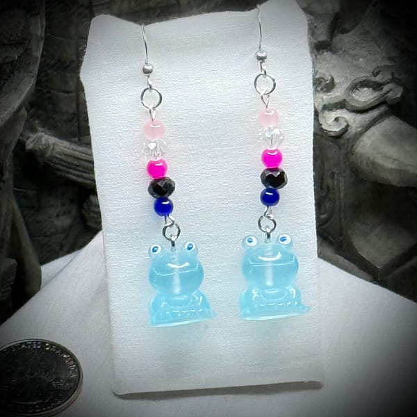 Earrings - Gender Fluid - Frogs