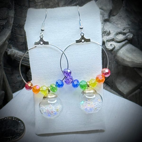 Earrings - LGBTQ+ - Hoops - Faerie Globes