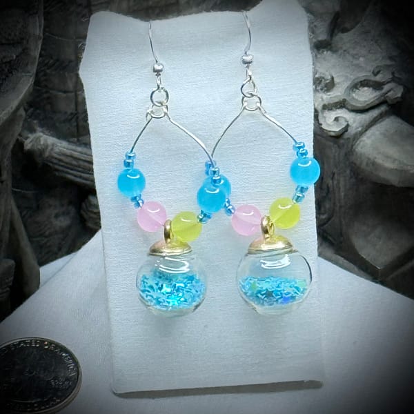 Earrings - Pansexual - Hoops - Faerie Globes