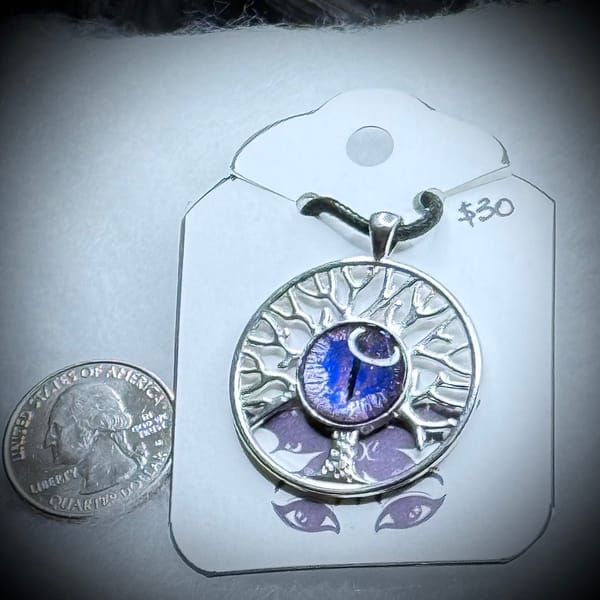 Pendant - Tree of Life - Purple Heartwood