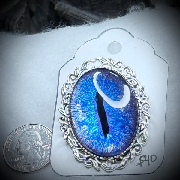 Pin Bezel Large - Azure Depths