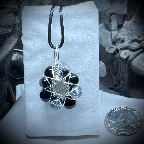 Pendant - Elven Star - Purple Shimmer