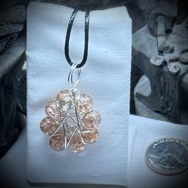 Pendant - Elven Star - Copper Shimmer