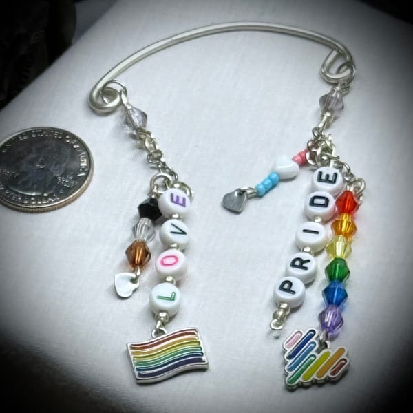 Pride Ear Cuffs - Love Flag Pride Heart
